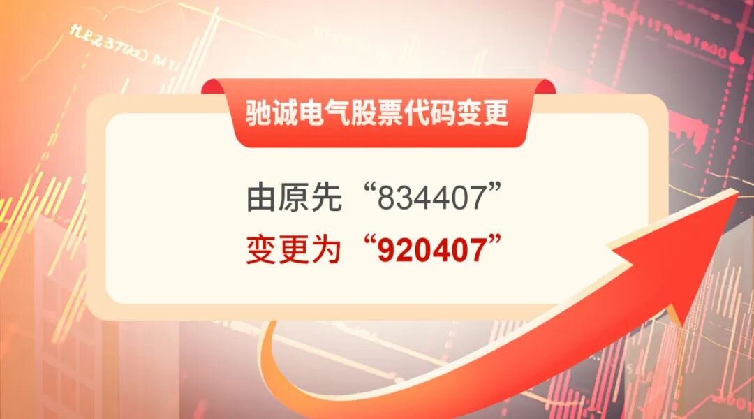 驰诚电气：代码焕新启航 920407开启北交所新篇章