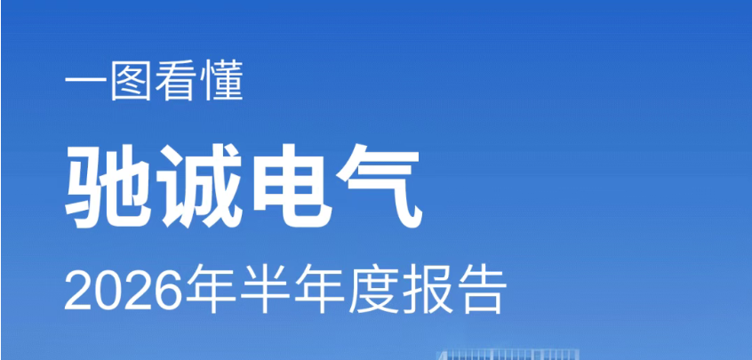 一图看懂驰诚电气2026年半年度可视化报告