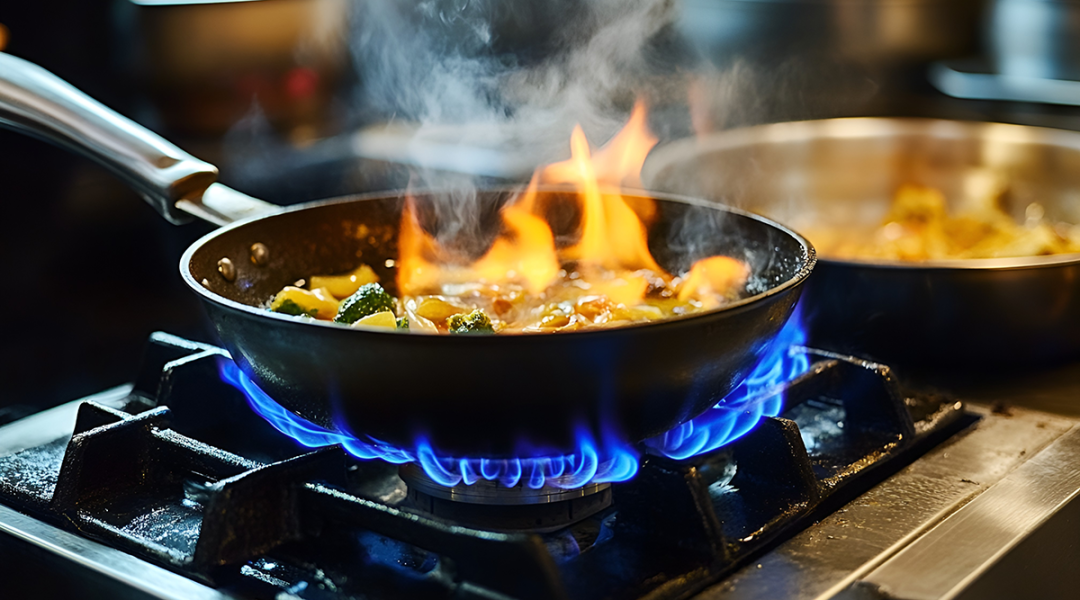 燃气火焰只有蓝色才安全！红/黄/绿都是危险信号