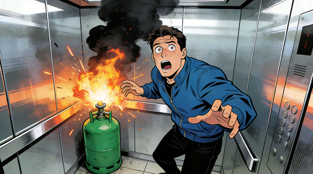 为什么严禁瓶装液化气“上楼”？3大危险，每一个都致命