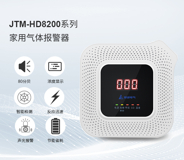 HD8200智能语音型双气体报警器